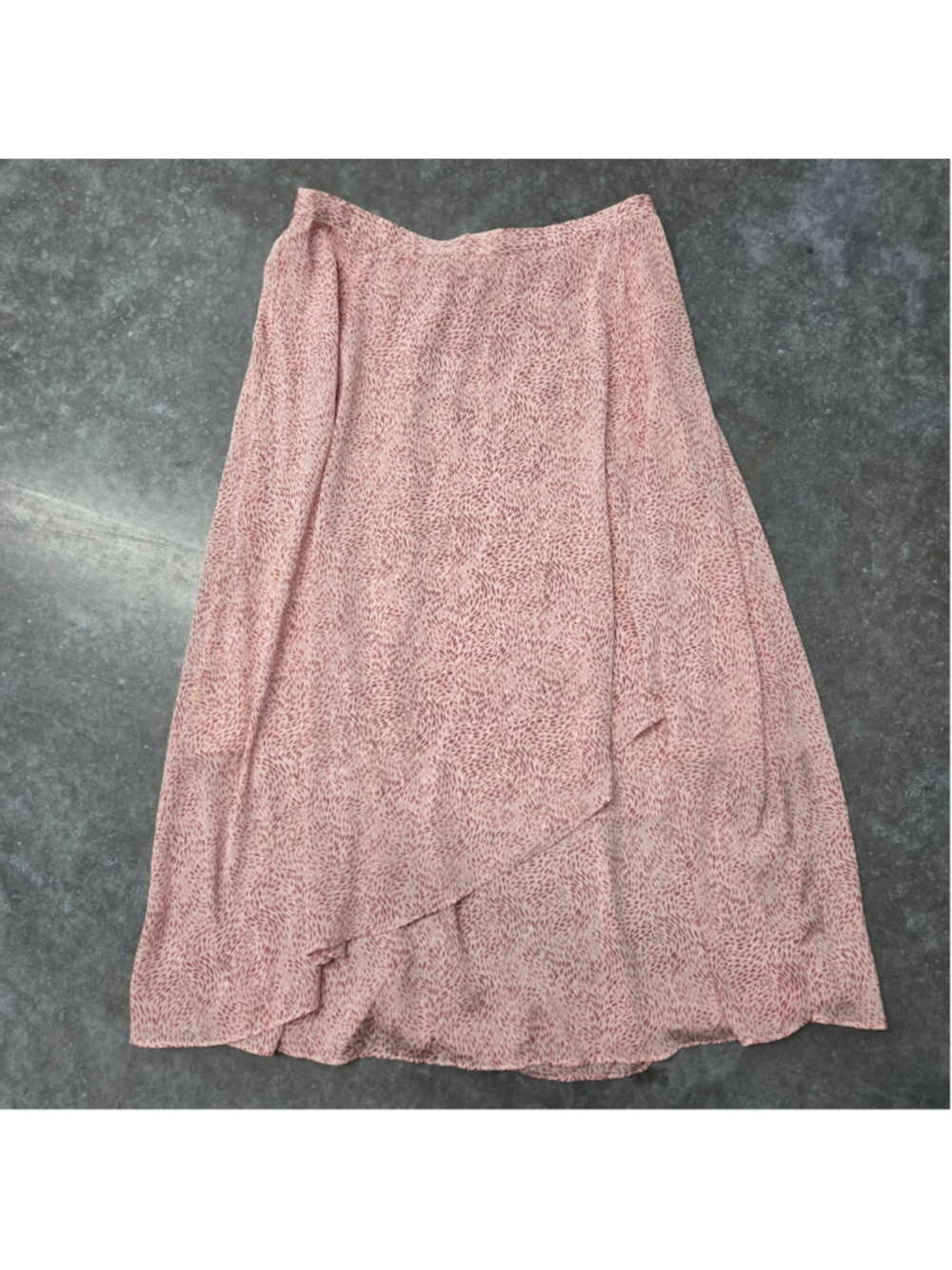 Vince Camuto Pink Patterned Maxi Skirt Size 14W